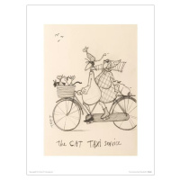 Umělecký tisk Sam Toft - The Cat Taxi Service, 30 × 40 cm