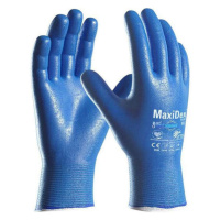 Rukavice MAXIDEX® 19-007 celomáčené modré vel.9