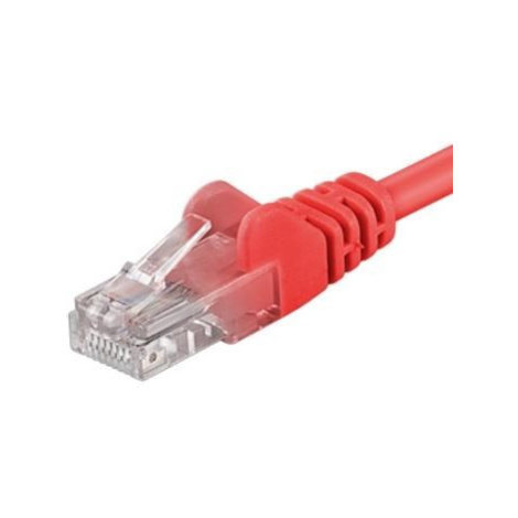 PremiumCord Patch kabel UTP RJ45-RJ45 CAT6 5m červená