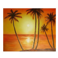 Obraz - Pláž při východu slunce