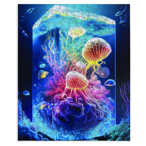 Epee Wooden puzzle Jellyfish World A3 EPEE Czech