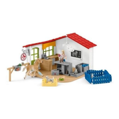 Schleich 42502 Veterinární ordinace pro domácí zvířata