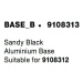 NOVA LUCE základna BASE_b černý hliník základna vhodná pro 9108312 9108313
