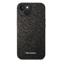 Pouzdro Karl Lagerfeld Glitter Plague iPhone 14 Plus černé