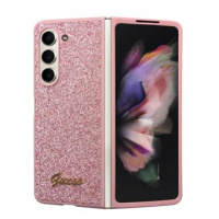 Guess hard kryt na Samsung Galaxy Z Fold 5 Pink Glitter Flakes Metal Logo