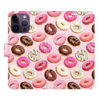 iSaprio flip pouzdro Donuts Pattern 03 pro iPhone 14 Pro Max