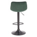 Halmar Barová židle H95, tmavě zelená
