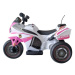 mamido  Dětská elektrická motorka policie GTM5588-A růžová