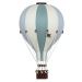 Super balloon Dekorační horkovzdušný balón- zelená/modrá - S-28cm x 16cm
