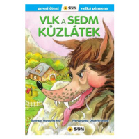 Vlk a sedm kůzlátek - První čtení s velkými písmeny - Dita Křišťanová