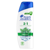 Head & Shoulders Menthol Fresh 2in1 Šampon proti Lupům 330 ml. Osvěžující Mentolová Vůně