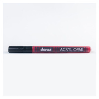 DARWI Akrylová fixa - tenká - 3 ml/1 mm - růmělková červená