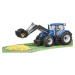 BRUDER 03121 Traktor New Holland T7.315 s čelním nakladačem 1:16 plast