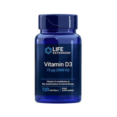 Life Extension Vitamin D3 3000 UI 120 Softgels