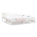 Výsuvná postel bílá 2× (90 × 200) cm masivní borovice, 820742