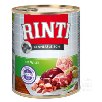 Rinti Dog konzerva zvěřina 800g + Množstevní sleva