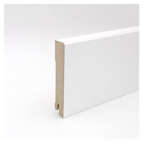 Soklová lišta White&Black Cubica bílá, 100 x 18 x 2400 mm Döllken