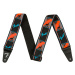 Fender Neon Monogram Strap Blue/Orange