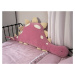 SenLove Dětský plyšový polštář a ochranný mantinel 2v1 DINOSAURUS Zvolte barvu: Růžová