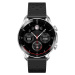 Garett Smartwatch V10 Silver-black leather