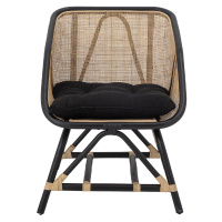 BLOOMINGVILLE Židle Loue Lounge Chair, černá, ratan