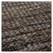 Flair Rugs koberce Kusový koberec Mottle Jute Ombre Grey - 80x150 cm