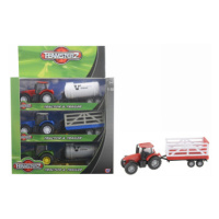 Teamsterz traktor s valníkem - Červený traktor s cisternou