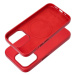 Smarty Leather Mag kryt s MagSafe iPhone 15 Pro červený