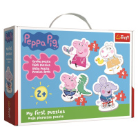 Baby puzzle Prasátko Peppa 4v1