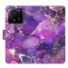 iSaprio flip pouzdro Purple Marble pro Xiaomi 13T / 13T Pro