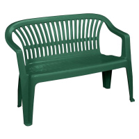Plastová lavička DIVA, zelená