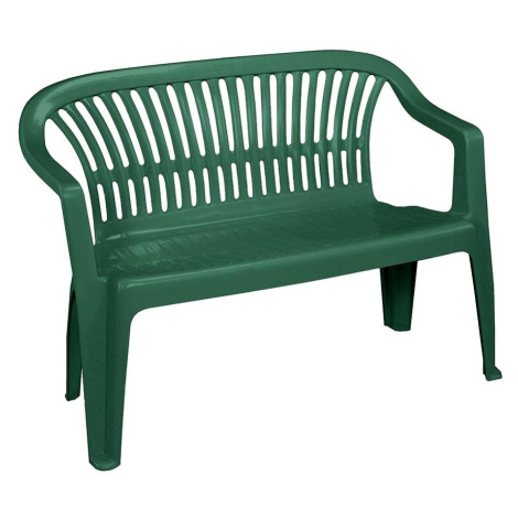 Plastová lavička DIVA, zelená BAUMAX