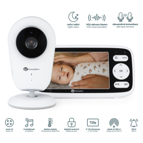 PETITE&MARS Chůvička dětská digitální NANO 4.0