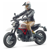 BRUDER - 63051 motorka Scrambler Ducati Desert Sled + figurka