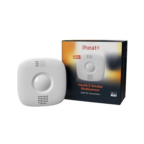 HEATIT Z-Smoke Multisensor 230VAC Bílá, Z-Wave kouřový senzor