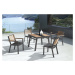 Higold Zahradní jídelní židle HIGOLD - York Dining Arm Chair Black/Black