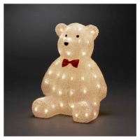 Konstsmide Christmas LED dekorace Teddybär čirá IP44 výška 38 cm