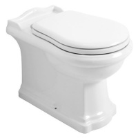 KERASAN RETRO WC mísa stojící, 39x61cm, spodní/zadní odpad, bílá 101601