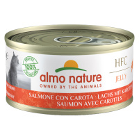 Almo Nature HFC Natural 24 x 70 g výhodné balení - HFC losos s mrkví v želé