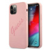 Guess GUHCP12LLSVSPI iPhone 12 Pro Max 6,7 růžová/pink hardcase Script Vin