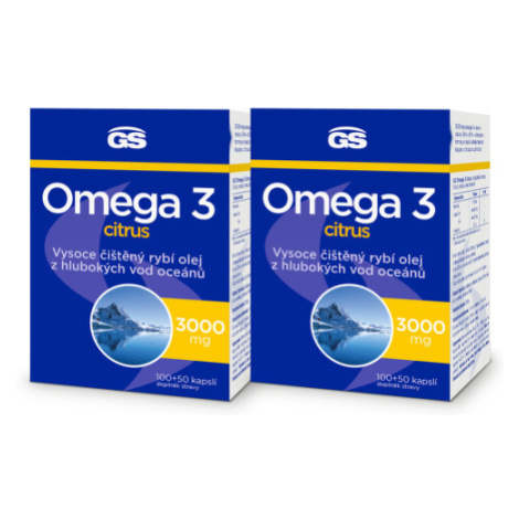 GS Omega 3 Citrus cps.100+50 - balení 2 ks Green Swan