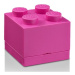 Lego® mini box 45x45x42 růžový