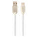 Kabel CABLEXPERT CC-USB2R-AMCM-2M-W USB 2.0 AM na Type-C kabel (AM/CM), 2m, pogumovaný, bílý, bl