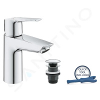 GROHE QuickFix Start Umyvadlová baterie s výpustí Push-Open, chrom 23550002