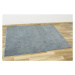 Metrážový koberec Sakura 180 tyrkysový / stříbrný / šedý
