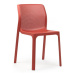 Plastová jídelní židle Stima BIT – více barev, nosnost 200 kg Senape
