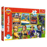 Trefl Puzzle 24 Maxi - Požárník Sam a přátelé / Prism A&D Fireman Sam