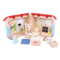 Bigjigs Toys Dřevěná hračka Hrací set Medvědí nemocnice