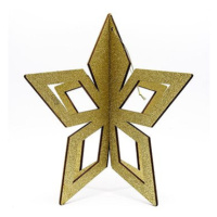 Decoled zlatá hvězda, 3D, 30 cm