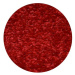 Kusový koberec Eton vínový kruh